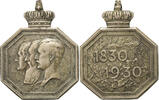 Belgique Medaille Centenaire, Très bon état, Bronze argenté -