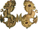 France Broche 1ère Division Coloniale d'Extrême Orient, Military, Très bon -