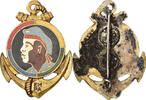 France Broche Ecole Militaire Préparatoire Africaine, Military, Très bon -