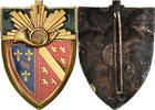 France Broche 1er Régiment de Chasseurs, Military, Excellent Quality, Métal -