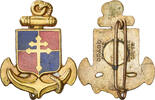 France Broche 9e Brigade d'Infanterie de Marine, Military, Excellent Quality -