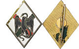 France Broche Légion Etrangère, 1er Régiment d'Infanterie, Military, Très -