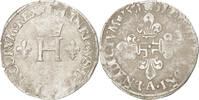 France Demi Gros de Nesle Monnaie, Paris, Argent, Sombart:4458 -