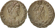 Nummus Monnaie, Theodora, Trèves, Cuivre, RIC:65 -