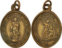 France Médaille Medal, The Virgin, Religions & beliefs, 19EME SIECLE, Bronze -