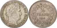 France 1/4 Franc Monnaie, Louis-Philippe, Rouen, Argent, KM:740.2 -