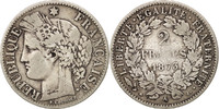 France 2 Francs Monnaie, Cérès, Paris, Argent, KM:817.1 -
