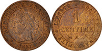 France Centime Monnaie, Cérès, Paris, Bronze, KM:826.1 -