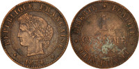 France Centime Monnaie, Cérès, Paris, Bronze, KM:826.1 -
