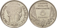 France 5 Francs Monnaie, Bazor, Paris, Nickel, KM:887, Gadoury:753 -