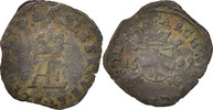 Pays-Bas espagnols 2 Denier, 8 Mites Monnaie, Flandre, Anvers -