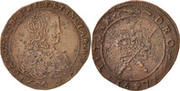 Belgique Jeton Spanish Netherlands, Charles II, Bruxelles, Cuivre -