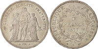 France 5 Francs Monnaie, Hercule, Paris, Argent, KM:820.1 -