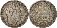 France 5 Francs Monnaie, Louis-Philippe, Bordeaux, Argent -