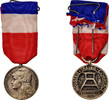 France 1973 Médaille du Travail, Medal, Très bon état, Bronze