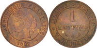 France Centime Monnaie, Cérès, Paris, Bronze, KM:826.1 -