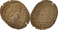 Nummus Monnaie, Constans, Trèves, Cuivre, RIC:195 -