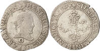 France Demi Franc Monnaie, Demi franc au col plat, Riom, Argent -