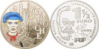 France 1-1/2 Euro Monnaie, Argent, KM:1332 -