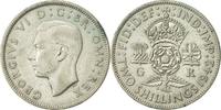 Grande-Bretagne Florin, Two Shillings Monnaie, George VI, Argent -