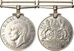 Royaume-Uni Médaille United Kingdom , Georges VI, The Defence Medal, Excellent -