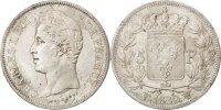 France 5 Francs Monnaie, Charles X, Lille, Argent, KM:728.13 -