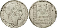 France 20 Francs Monnaie, Turin, Paris, Argent, KM:879, Gadoury:852 -