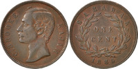 Sarawak Cent Monnaie, Charles J. Brooke, Heaton, Cuivre, KM:6 -