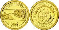 Libéria 12 Dollars Liberia, Chapelle Sixtine, Or -