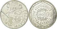 France 10 Euro Mayotte, Argent, KM:1726 -