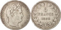 France 5 Francs Monnaie, Louis-Philippe, Lille, Argent, KM:749.13 -