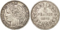 France 5 Francs Monnaie, Cérès, Paris, Argent, KM:818.1 -