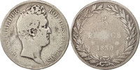 France 5 Francs Monnaie, Louis-Philippe, Lyon, Argent, KM:737.3 -