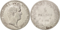 France 5 Francs Monnaie, Louis-Philippe, Paris, Argent, KM:736.1 -