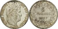 France 5 Francs Monnaie,Louis-Philippe,Rouen,Argent,KM 749.2,Gad 678 -