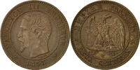 France 2 Centimes Monnaie, Napoleon III, Lille, KM 776.7, Gad 103 -