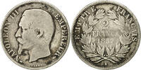 France 2 Francs Monnaie, Napoleon III, Paris,Argent,KM 780.1,Gad 523 -