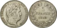 France 5 Francs Monnaie,Louis-Philippe, Lille,KM 749.13,Gad 678a -