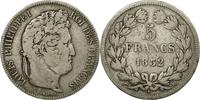 France 5 Francs Monnaie, Louis-Philippe, Strasbourg,KM 749.3,Gad 678 -