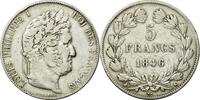 France 5 Francs Monnaie, Louis-Philippe, Bordeaux, Argent,KM 749.7 -