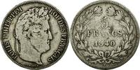France 5 Francs Monnaie, Louis-Philippe,Lille,Argent,Gad:678,KM 749.13 -