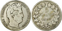 France 5 Francs Monnaie, Louis-Philippe, Rouen, Argent, Gadoury:678 -