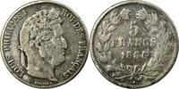 France 5 Francs Monnaie, Louis-Philippe, Lille, Argent, Gadoury:678 -