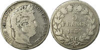 France 5 Francs Monnaie, Louis-Philippe, Paris, Argent, Gadoury:678 -