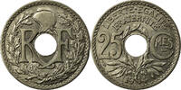 France 25 Centimes Monnaie, Lindauer, Nickel, Gadoury:379, KM:867 -