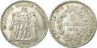 France 5 Francs Monnaie, Hercule,Paris,Argent,Gadoury:745a,KM 820.1 -