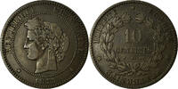 France 10 Centimes Monnaie, Cérès, Bordeaux, Bronze, Gadoury 265a -