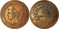 France 10 Centimes Monnaie, Cérès, Paris, Bronze, Gadoury:265a -