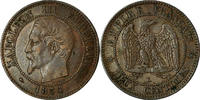 France 2 Centimes Monnaie, Napoleon III, Bordeaux, Gadoury 103 -