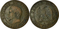 France 2 Centimes Monnaie, Napoleon III, Marseille, Gadoury 103 -